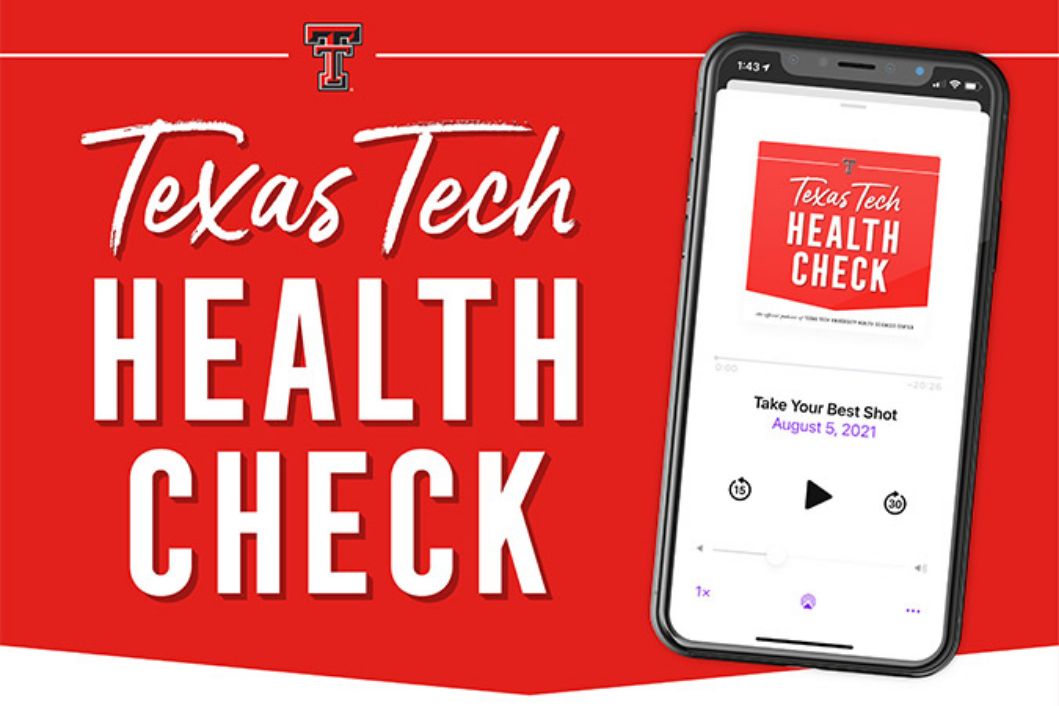 health check podcast mocked up on an iphone